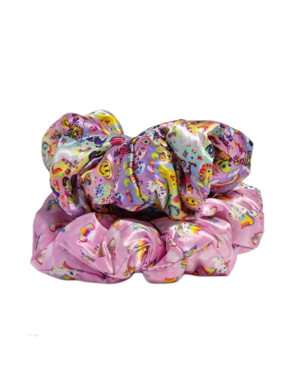 Lisa Frank x Kitsch Pillow Scrunchies® in Satin